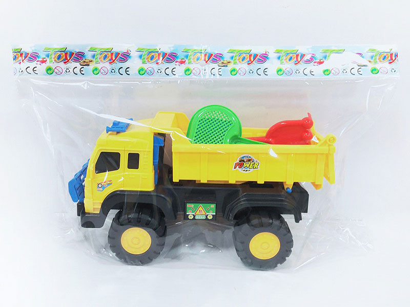 Free Wheel Construction Truck Set toys