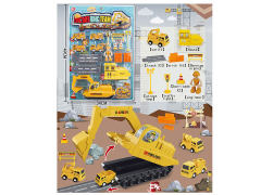 Free Wheel Construction Truck & Pull Back Construction Truck toys