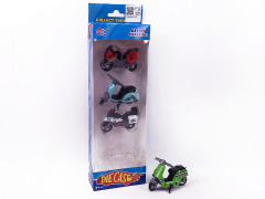 1:64 Die Cast Motorcycle Free Wheel(4in1) toys