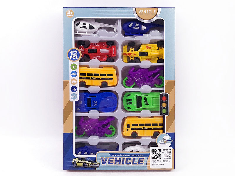 Free Wheel Car(12in1) toys