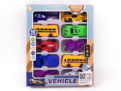 Free Wheel Car(10in1) toys