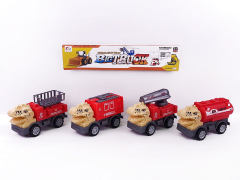 Free Wheel Fire Engine(4in1) toys