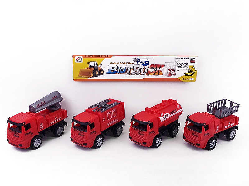 Free Wheel Fire Engine(4in1) toys