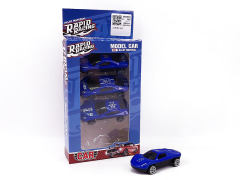 Die Cast Police Car Free Wheel(4in1) toys