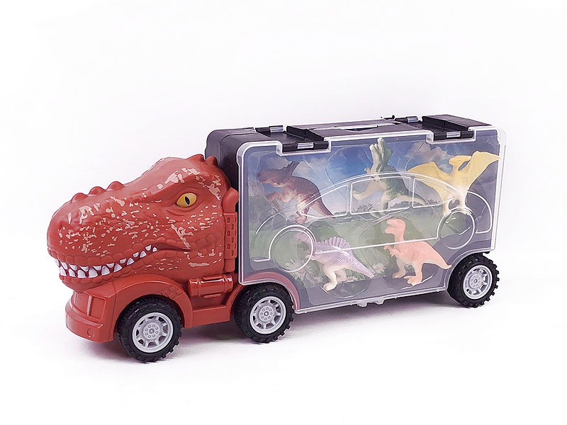 Free Wheel Car & Dinosaur(2C) toys