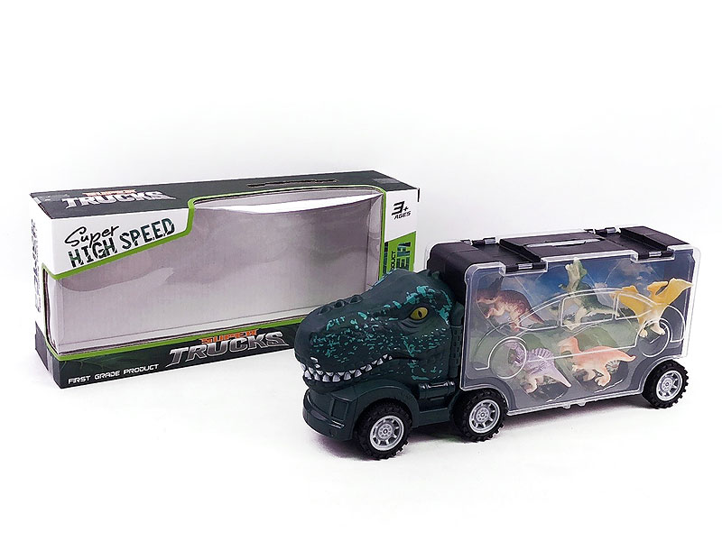 Free Wheel Car & Dinosaur(2C) toys