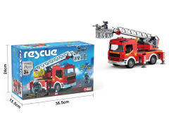 Free Wheel Blocks Fire Engine W/L_S toys