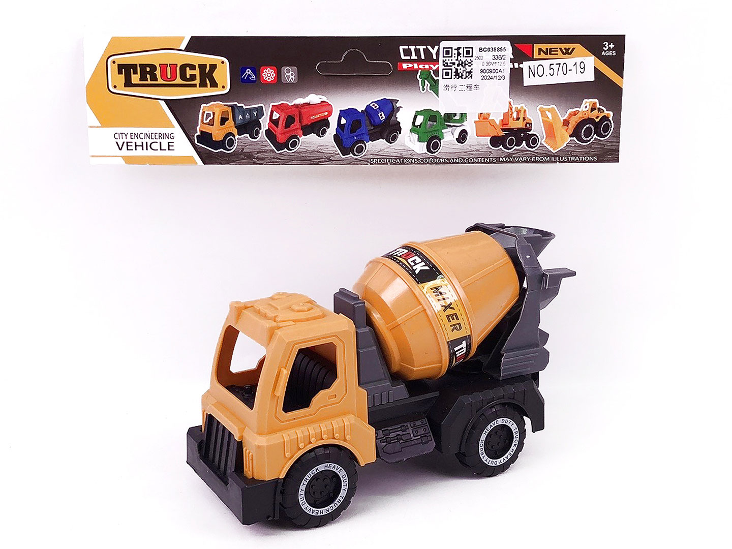 Free Wheel Construction Truck toys