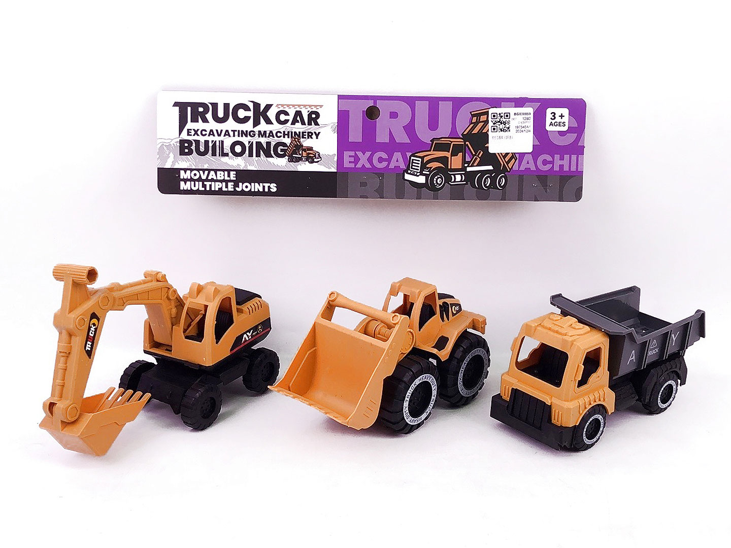 Free Wheel Construction Truck(3in1) toys