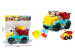 Free Wheel Construction Truck Set toys