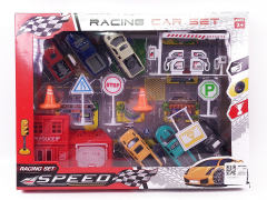 Die Cast Car Free Wheel Set(6in1) toys