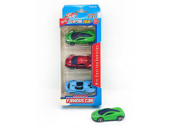 7.5CM Die Cast Car Free Wheel(3in1)