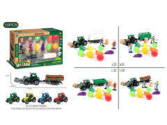 Free Wheel Farmer Truck Set(4S) toys