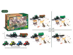 Free Wheel Farmer Truck Set(4S) toys