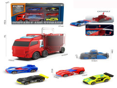 Free Wheel Storage Car Set toys