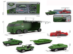 Free Wheel Storage Military Vehicles Set toys