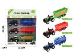 Die Cast Farmer Truck Free Wheel(3in1) toys