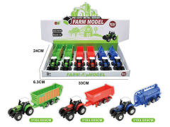 Die Cast Farmer Truck Free Wheel(6in1) toys