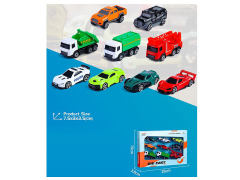 Die Cast Car Free Wheel(9in1) toys