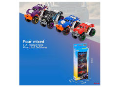 Die Cast Car Free Wheel(4in1) toys