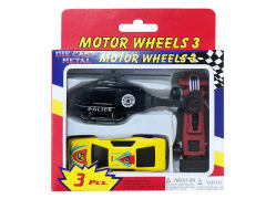 Die Cast Car Free Wheel(3in1)