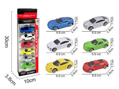 Die Cast Sports Car Free Wheel(6in1) toys