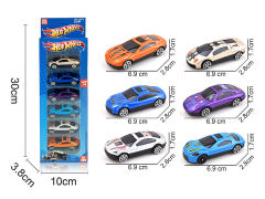 Die Cast Sports Car Free Wheel(6in1) toys