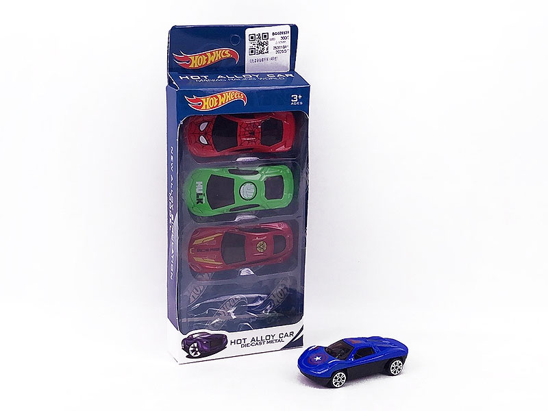 Die Cast Car Free Wheel(4in1) toys