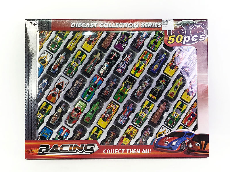 Die Cast Car Free Wheel(50in1) toys