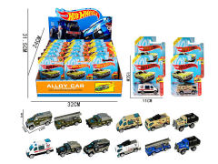 Die Cast Military Car Free Wheel(36in1) toys