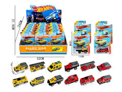 Die Cast Fire Engine Free Wheel(36in1) toys