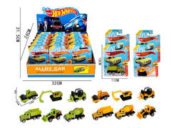 Die Cast Construction Truck Free Wheel(36in1) toys