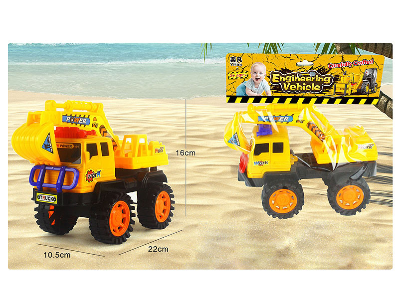 Free Wheel Construction Truck toys