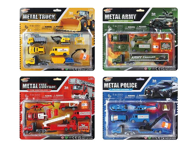 Free Wheel Car Set(4S) toys