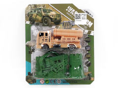 Free Wheel Military Car Set(4S) toys