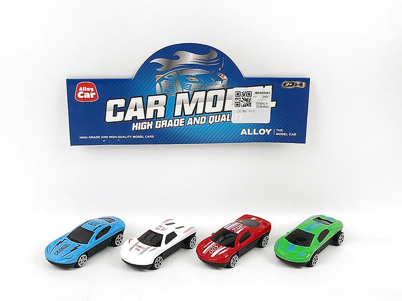 Die Cast Sports Car Free Wheel(4in1) toys