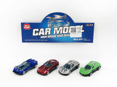 Die Cast Sports Car Free Wheel(4in1) toys
