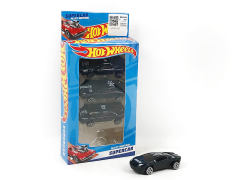 Die Cast Police Car Free Wheel(4in1) toys