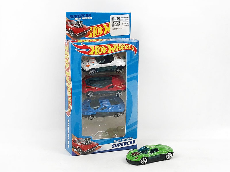 Die Cast Sports Car Free Wheel(4in1) toys