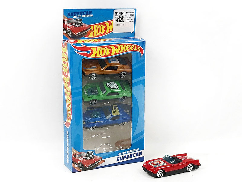 Die Cast Car Free Wheel(4in1) toys