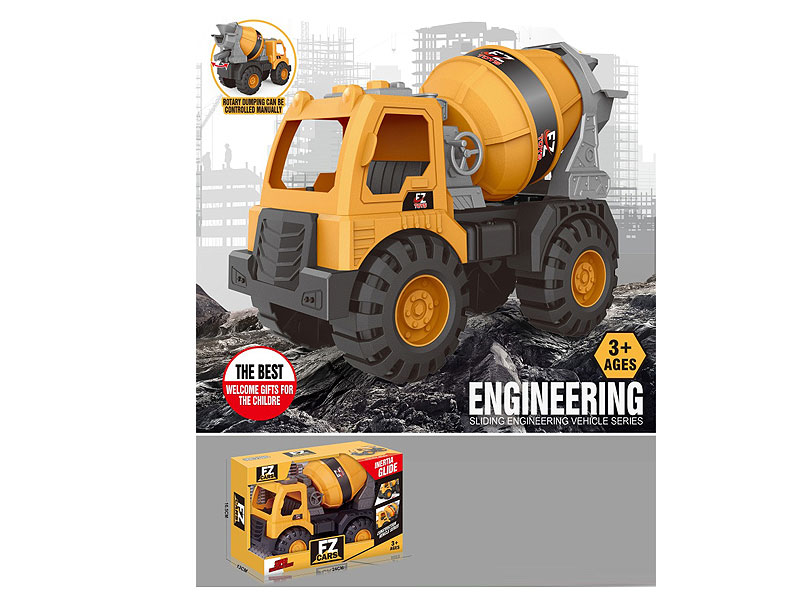 Free Wheel Construction Truck toys