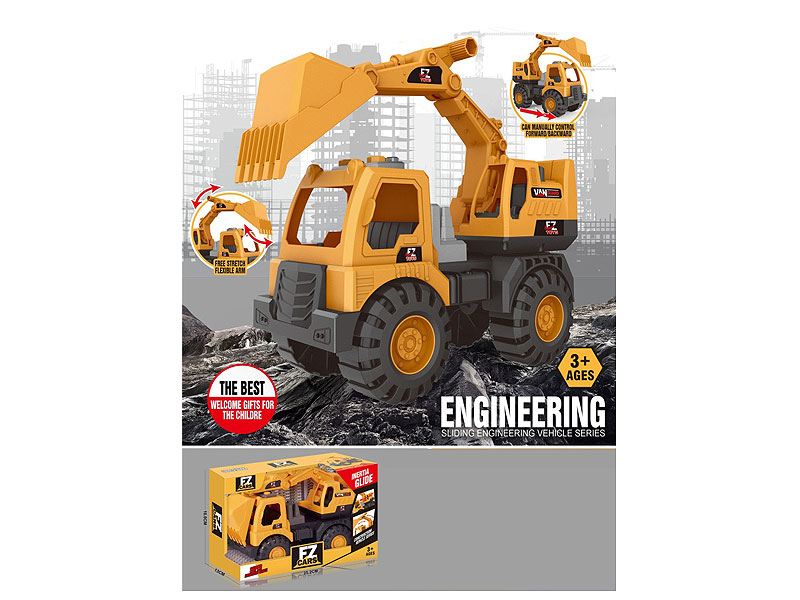 Free Wheel Construction Truck toys