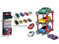 1:64 Die Cast Car Set Free Wheel(3in1)