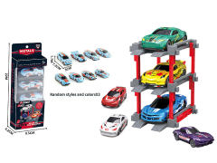 1:64 Die Cast Car Set Free Wheel(3in1) toys