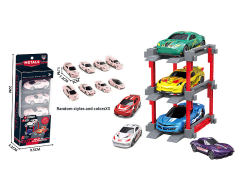 1:64 Die Cast Car Set Free Wheel(3in1) toys