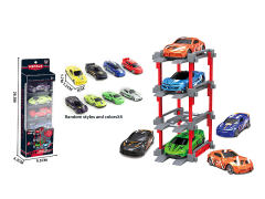 1:64 Die Cast Car Set Free Wheel(4in1) toys