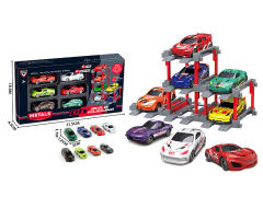 1:64 Die Cast Car Set Free Wheel(6in1) toys