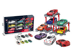 1:64 Die Cast Car Set Free Wheel(6in1) toys