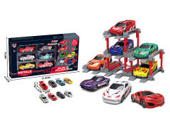 1:64 Die Cast Car Set Free Wheel(6in1) toys