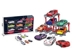 1:64 Die Cast Car Set Free Wheel(6in1) toys